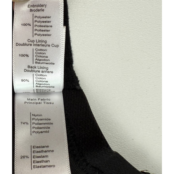 Cake Lingerie Balcony Style Flexible Wire Embroidery Beige Nursing Bra Size 36D - Picture 13 of 16